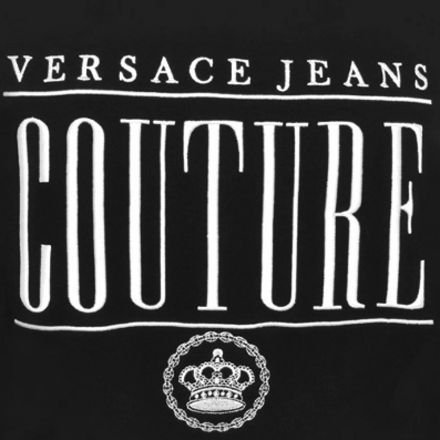 Alternative Image for ProductVersace Jeans Couture Logo Hoodie Black3